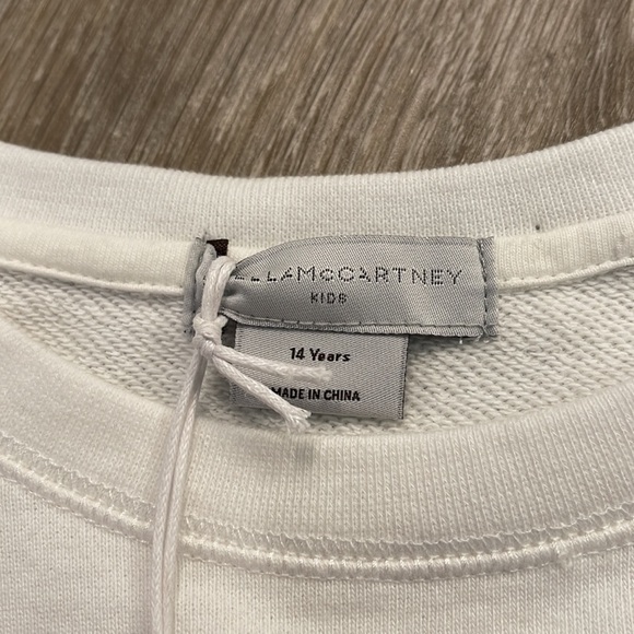 STELLA MCCARTNEY KIDS
TEEN GIRLS WHITE COTTON DRESS horse 🐴 with pockets sz 14 - Picture 6 of 8